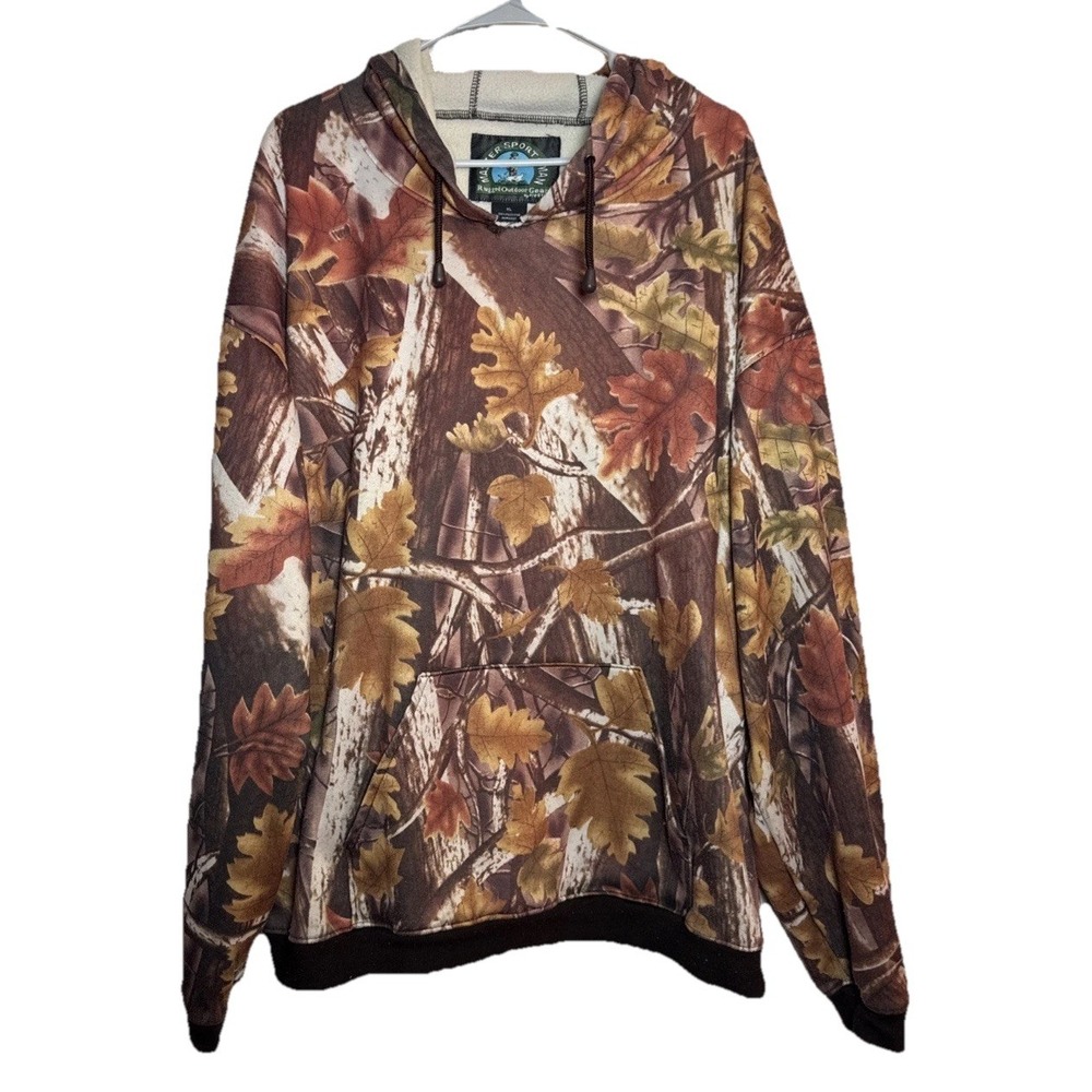 Master Sportsman Rugged Outdoor Gear Camouflage‎ Hoodie XL Men's Leaf Print